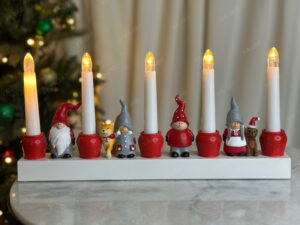 LED žvakidė „Santa“