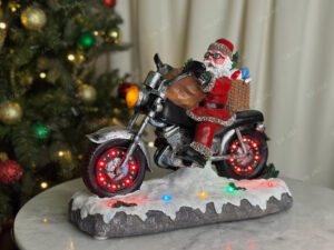 Kalėdinė LED dekoracija „Motorcykel“