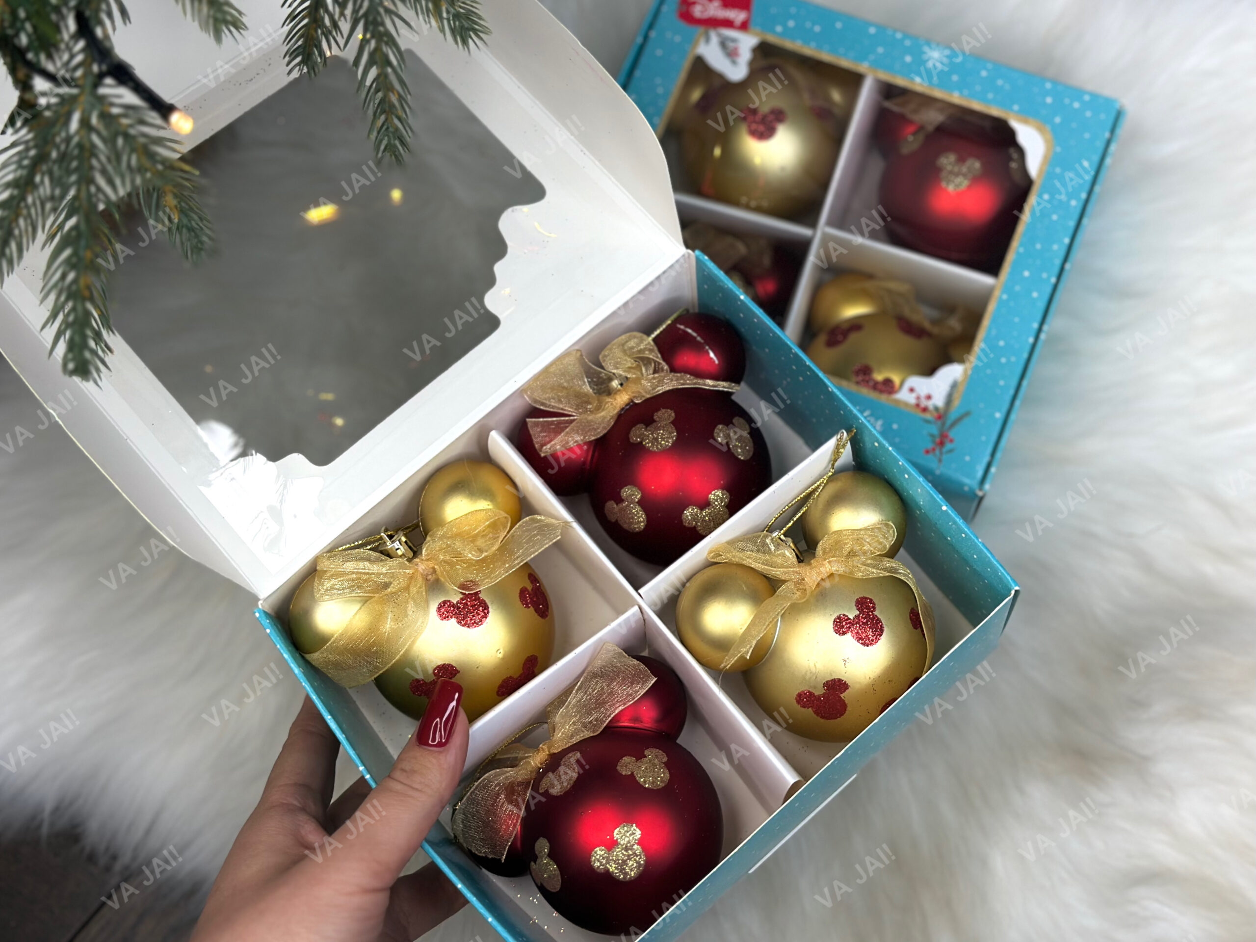 Eglutės žaisliukų komplektas „Mickey Mouse“ - Image 2