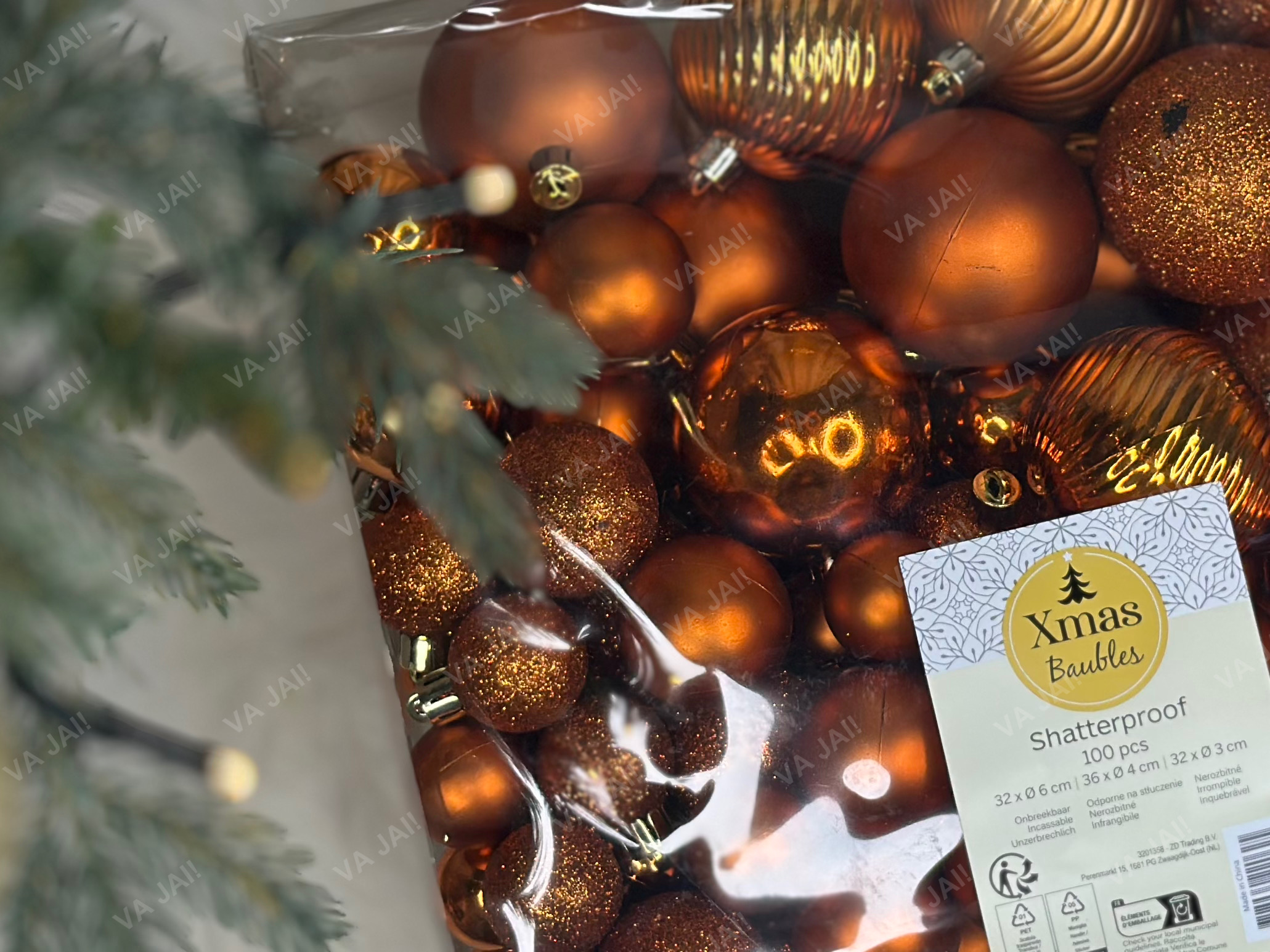 Eglutės žaisliukų komplektas „Gingerbread“ - Image 2