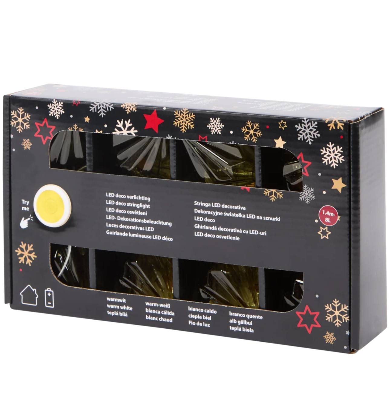 Stiklinės dekoratyvinės LED lemputės „Diamond“ - Image 6