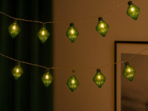 Stiklinės dekoratyvinės LED lemputės „Diamond“