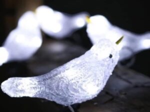 Akrilinė LED dekoracija „Birds“