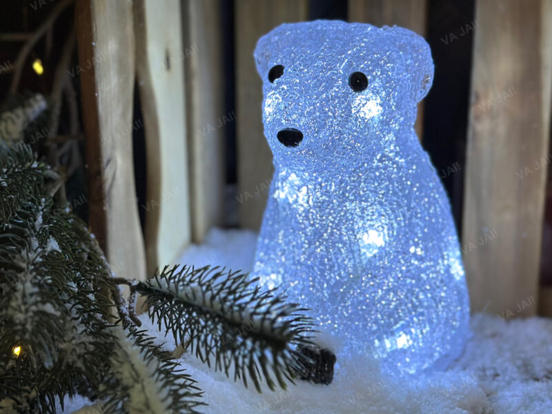 Akrilinė LED dekoracija „Bear“ - Image 3