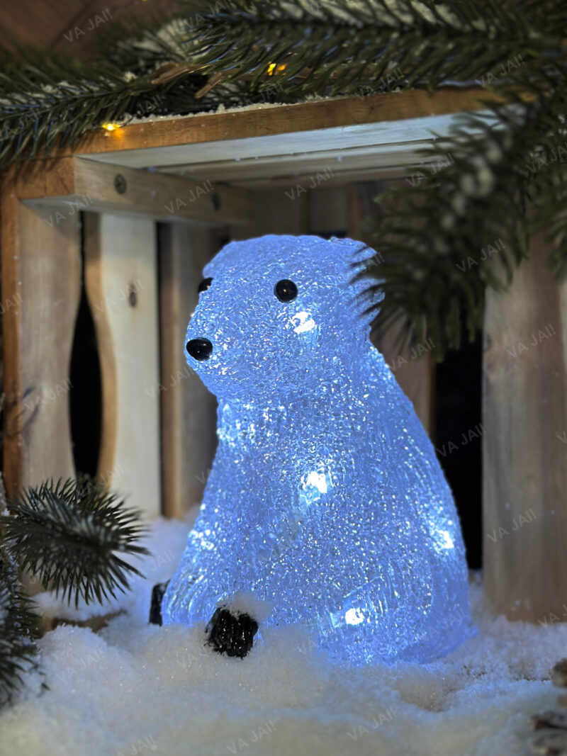 Akrilinė LED dekoracija „Bear“ - Image 5