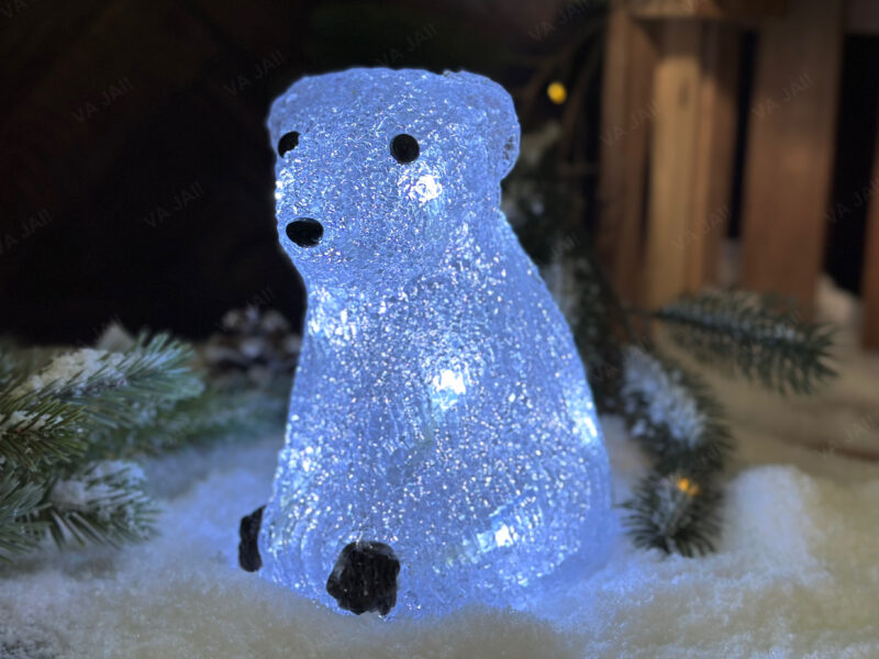 Akrilinė LED dekoracija „Bear“ - Image 6