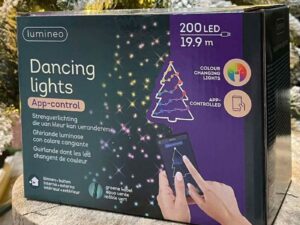 Interaktyvi išmani LED girlianda „Dancing Lights“