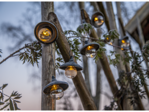 Terasinės lmputės su saulės baterija „Globe Shade“