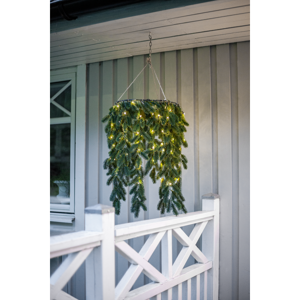 Eglės šakų LED dekoracija - vainikas „Erna“ - Image 4