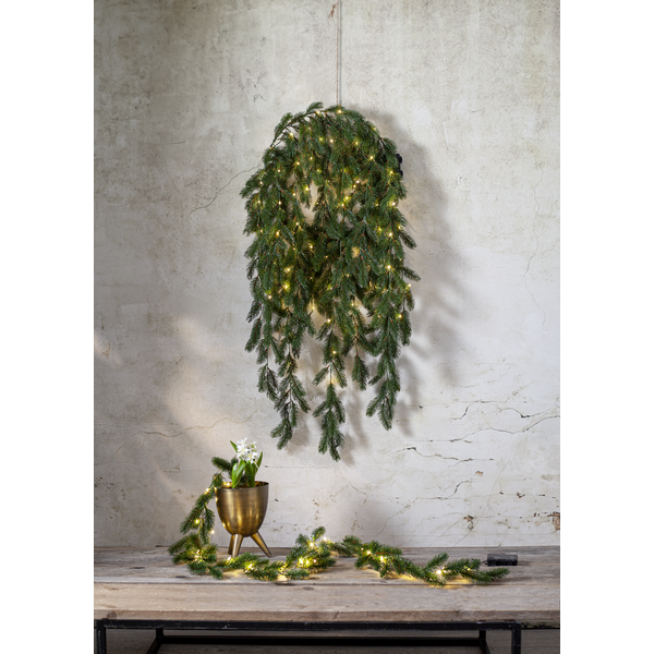 Eglės šakų LED dekoracija - vainikas „Erna“ - Image 7