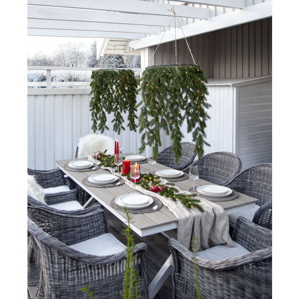 Eglės šakų LED dekoracija - vainikas „Erna“ - Image 2