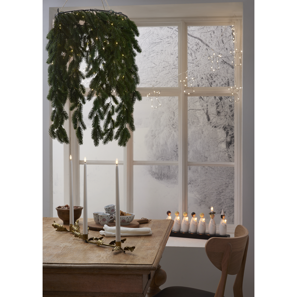 Eglės šakų LED dekoracija - vainikas „Erna“ - Image 5