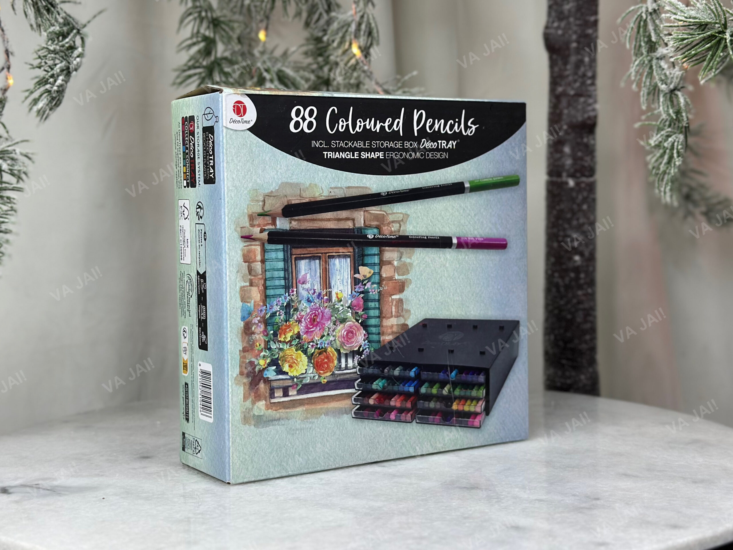 Spalvotų pieštukų rinkinys su dėklu „Disa“ - Image 3