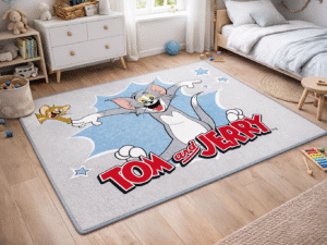 Vaikiškas kilimėlis „Tom And Jerry“ 120x100cm
