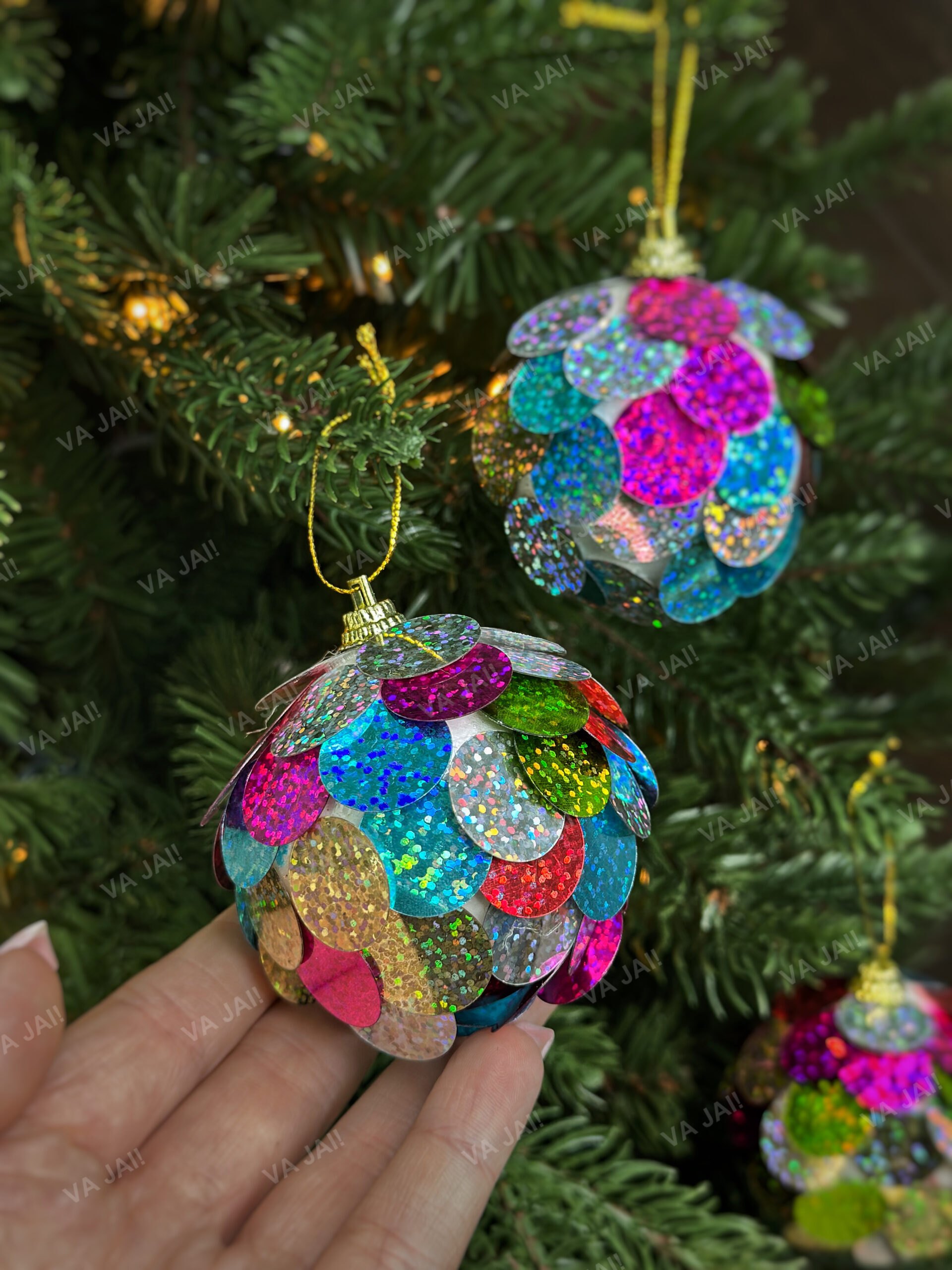 Eglutės žaisliukų komplektas „Moscroli“ - Image 4