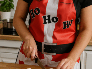 Kalėdinė prijuostė „Ho Ho Ho Chef“