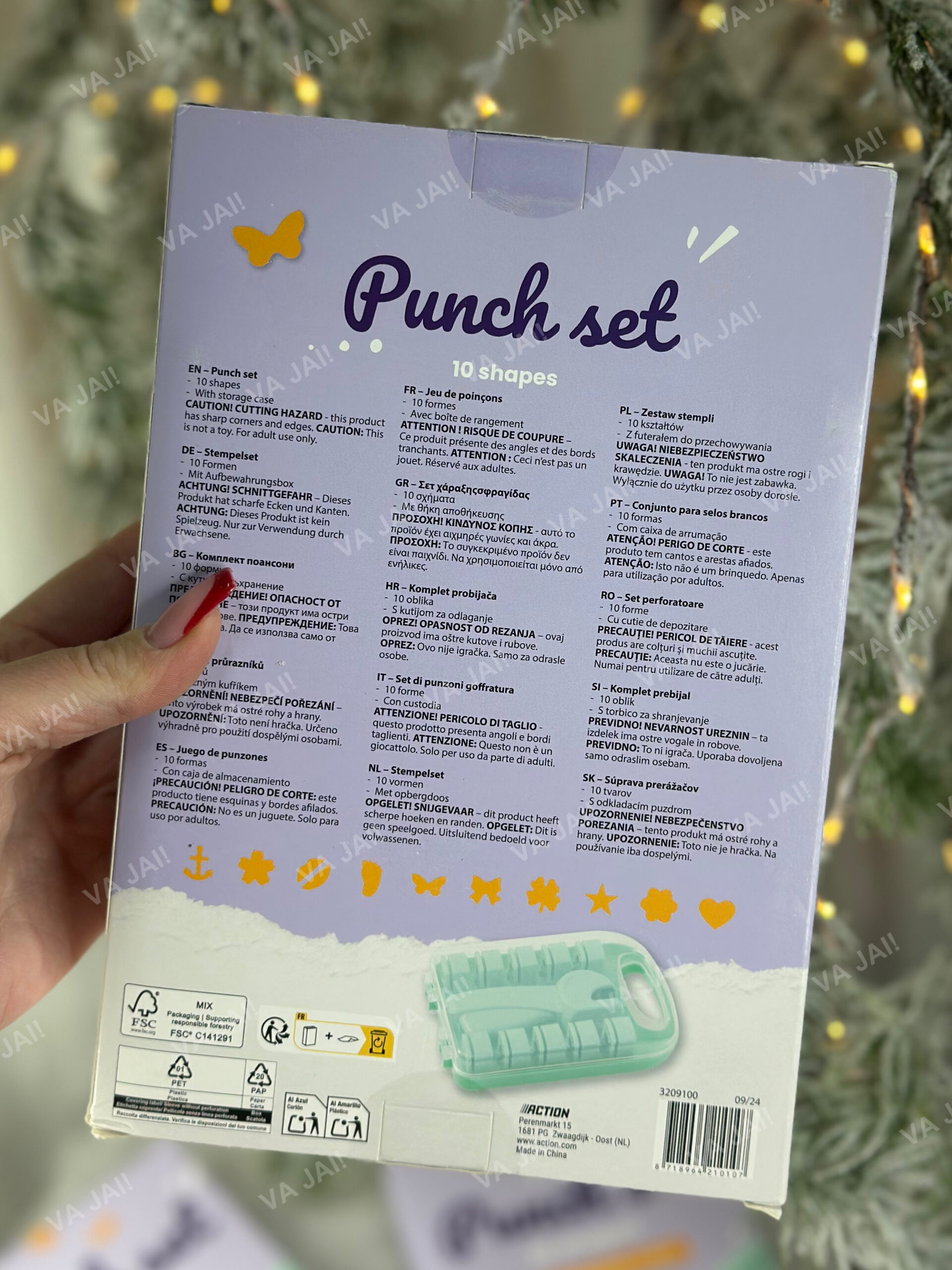 Dekoratyvinių skylamušių rinkinys „Punch Set“ - Image 3