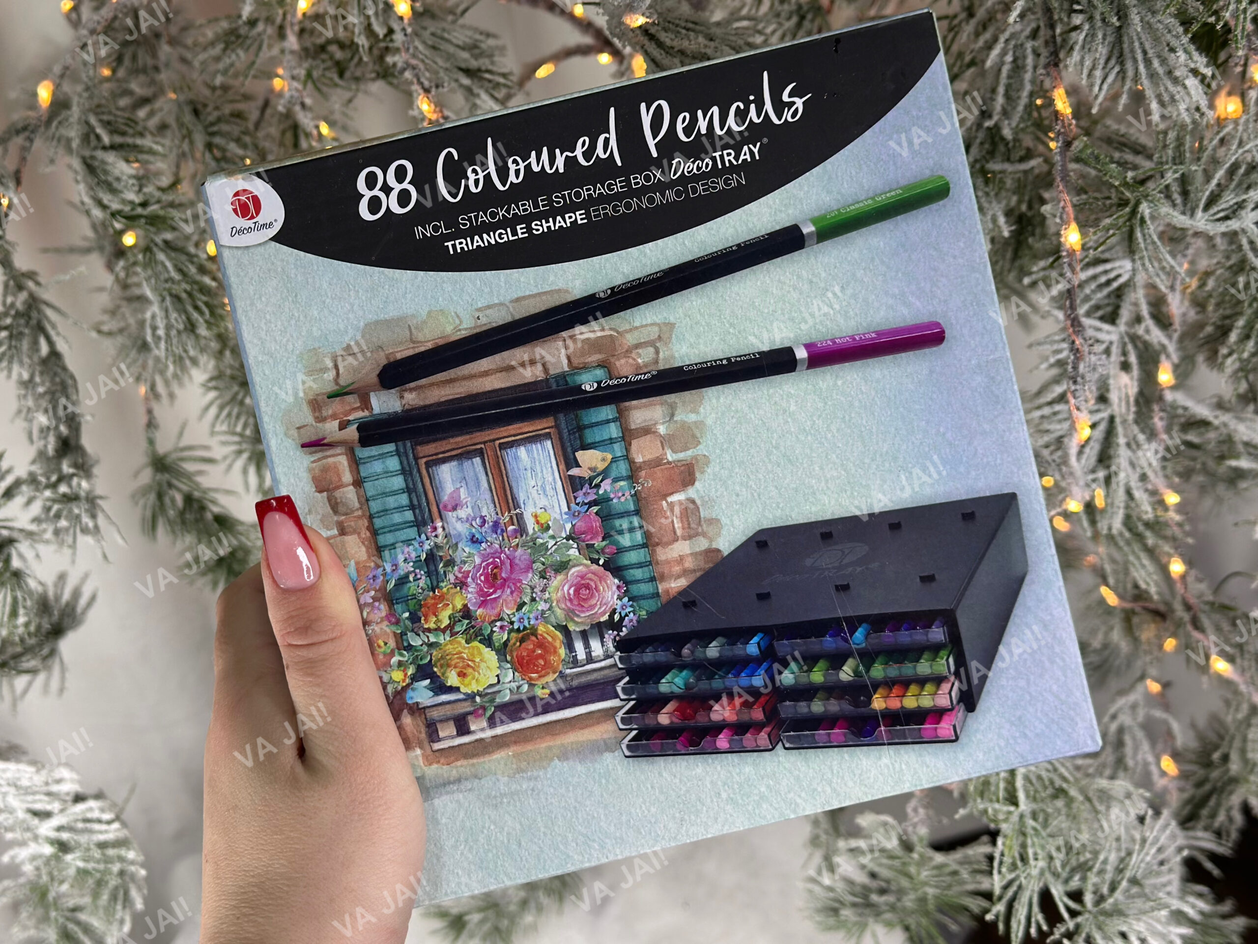 Spalvotų pieštukų rinkinys su dėklu „Disa“ - Image 4