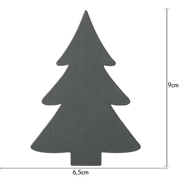 LED žvakidžių aksesuarai – mediniai Kalėdų simboliai - Image 10