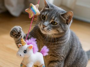 Žaislas katėms „Sparkly Pink Paws“