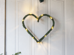 LED dekoracija „Line Heart“