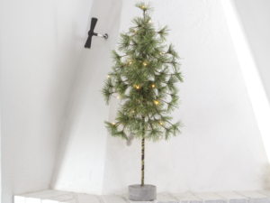 Dekoratyvinė dirbtinė eglutė su LED apšvietimu „Pine“ 60cm
