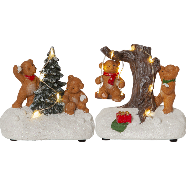 Kalėdinių LED dekoracijų komplektas „Tedville“ - Image 10