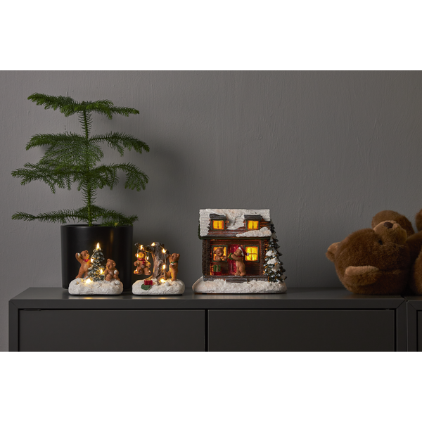 Kalėdinių LED dekoracijų komplektas „Tedville“ - Image 3