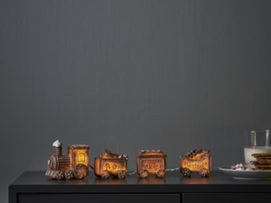 Kalėdinis LED traukinukas „Gingerville“