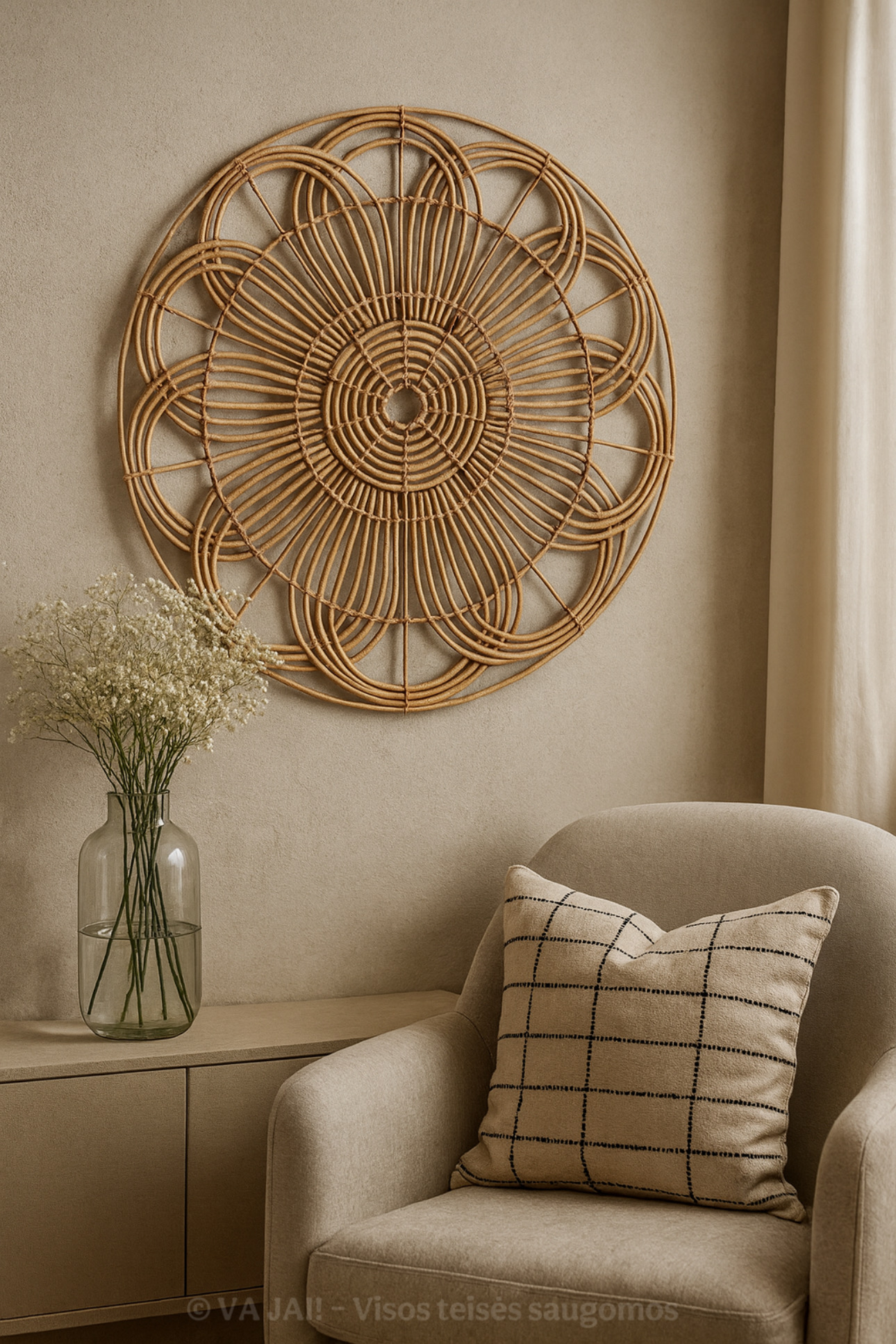 Sieninė dekoracija „April“ - Image 3