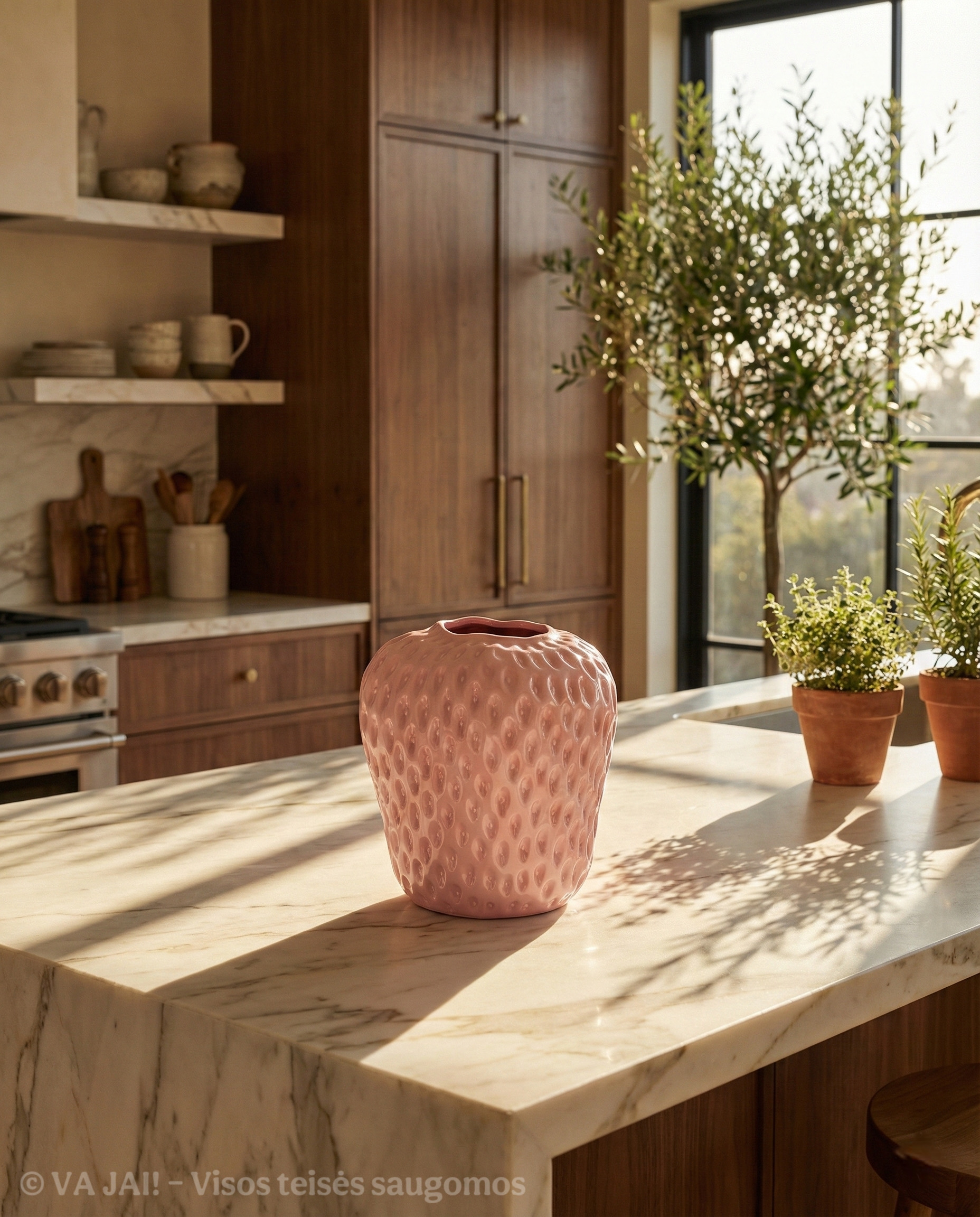 Keraminė vaza „Strawberry“ - Image 5