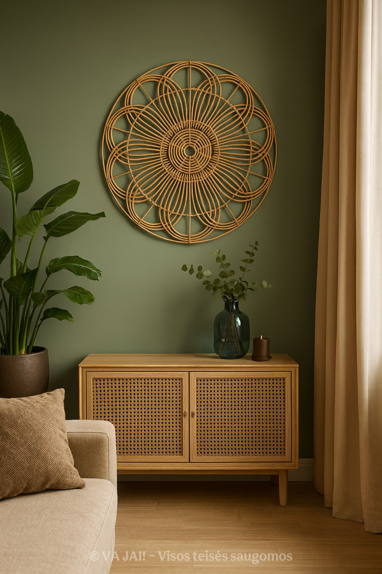 Sieninė dekoracija „April“ - Image 6