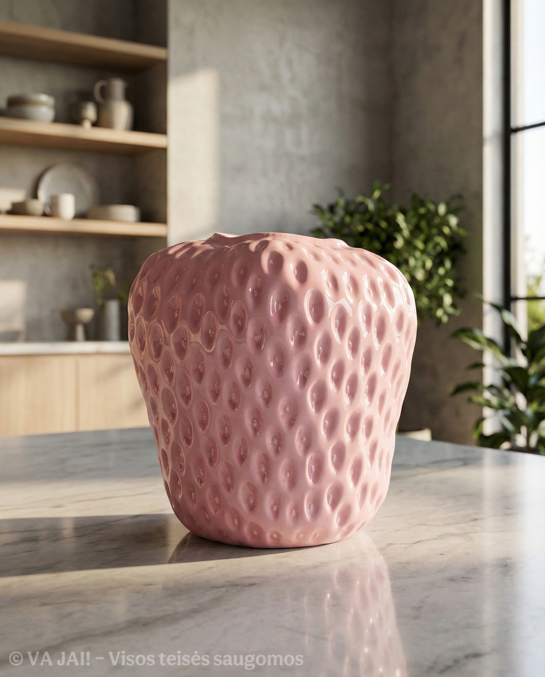 Keraminė vaza „Strawberry“ - Image 2