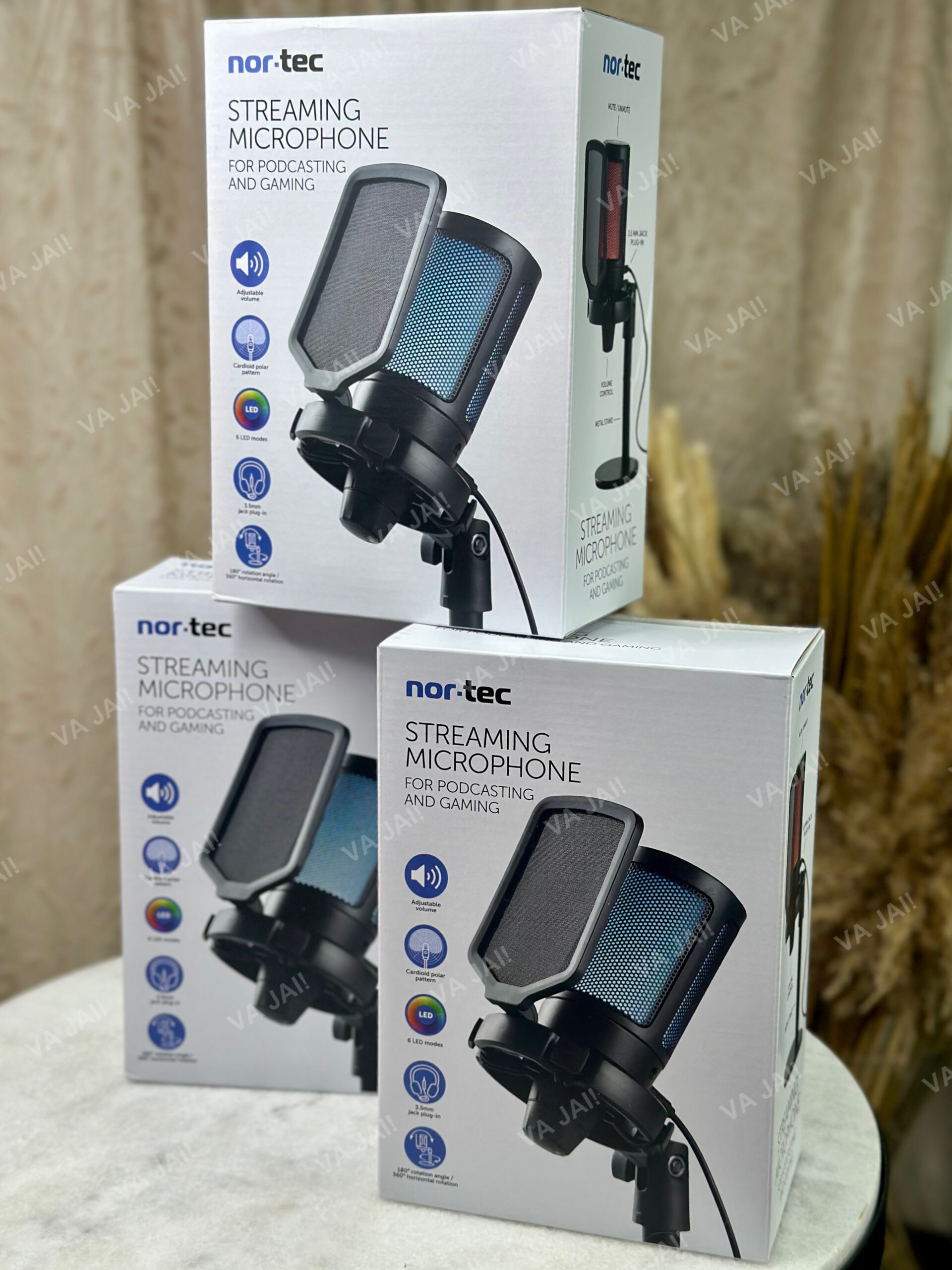 Nor-Tec profesionalus rgb pc mikrofonas - Image 2