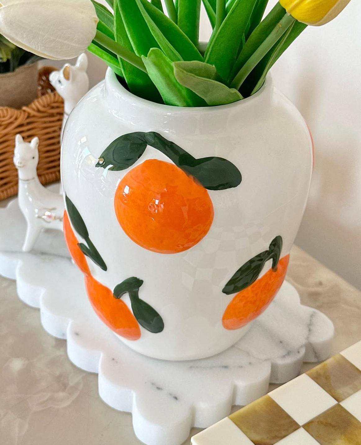 Keraminė vaza „Aurea Mandarino“ - Image 6