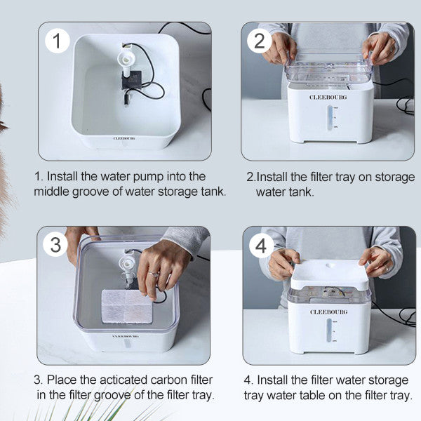 Automatinė girdykla - vandens fontanas augintiniams - Image 4