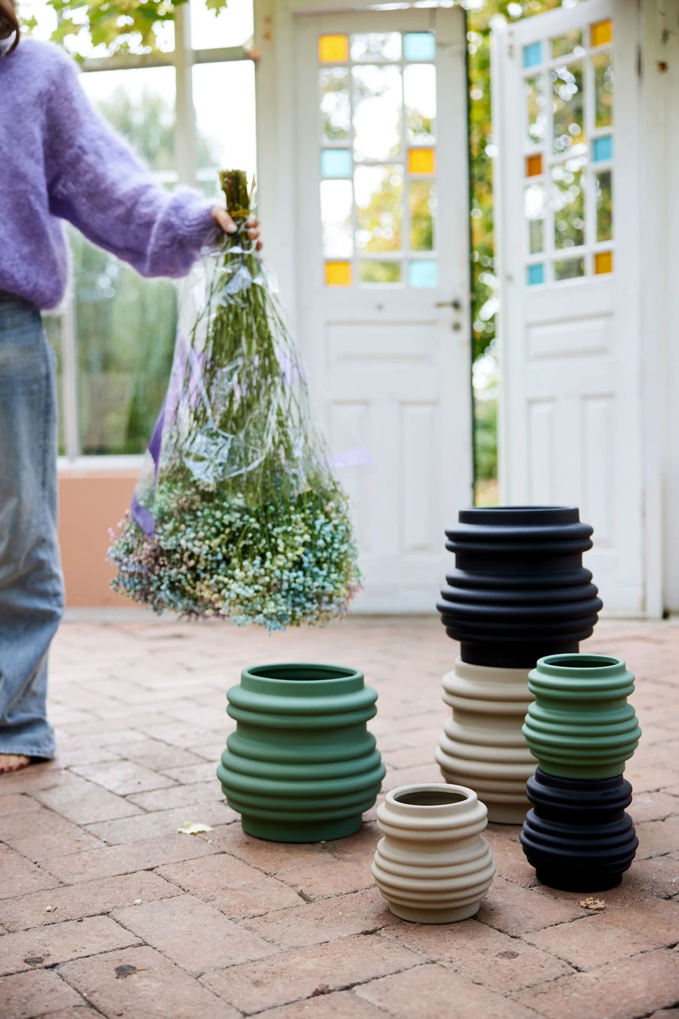 Byon akmens masės vazonas „Mila S“ - Image 4