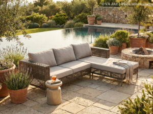 Terasinė kampinė sofa „Carina“