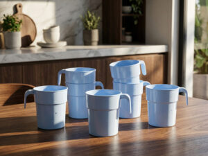 Plastikinių puodelių rinkinys „Plast1“