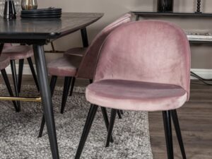 Valgomojo kėdžių komplektas „Velvet“