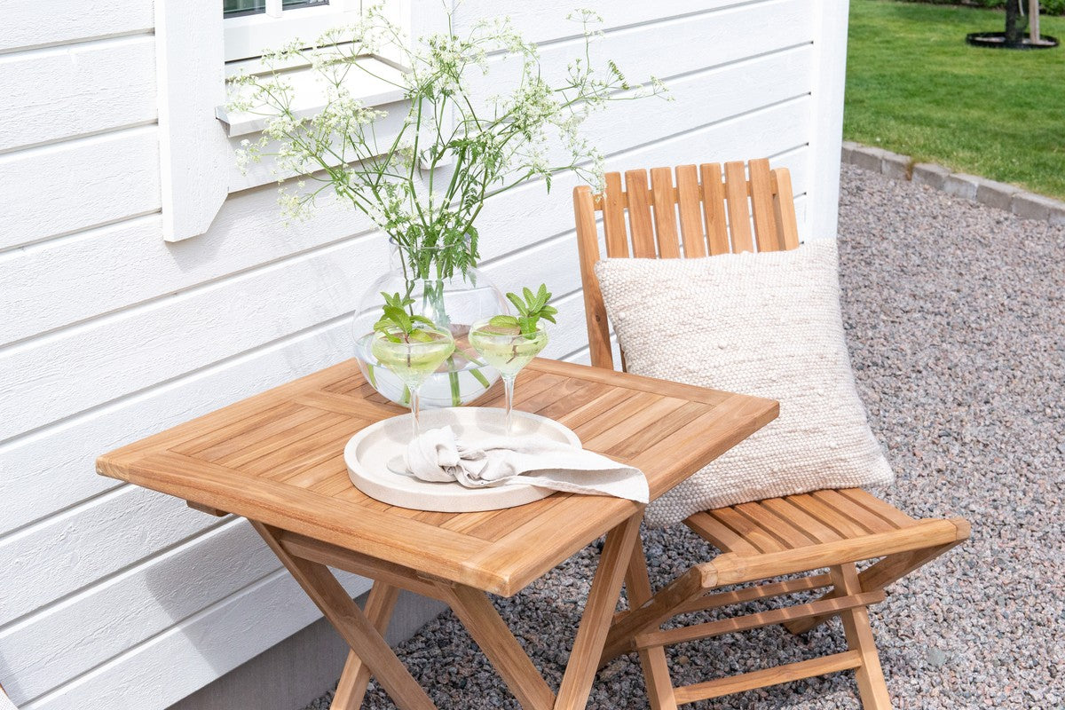 Sulankstomas terasinis stalas staliukas „Crema“