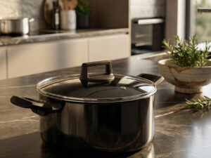 Puodas su dangčiu „Green chef“