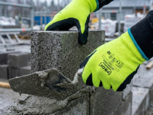 PROF žieminės darbo pirštinės „Polar Latex“