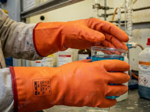 GUIDE cheminės apsaugos darbo pirštinės „907“