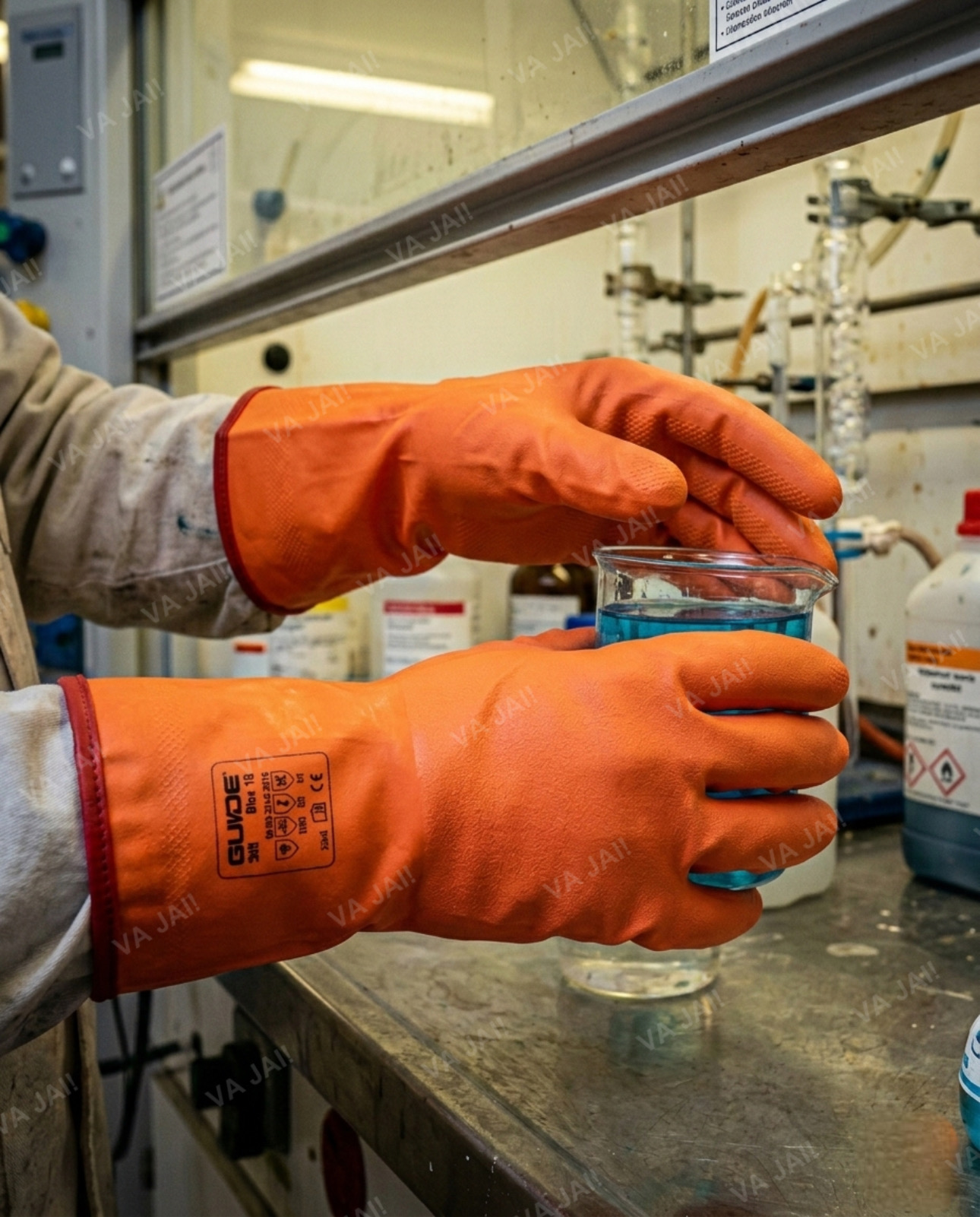 GUIDE cheminės apsaugos darbo pirštinės „907“