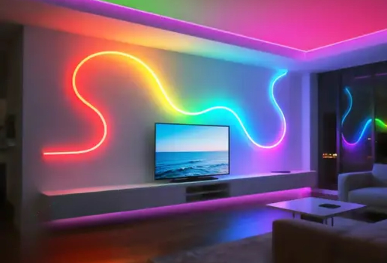 Interaktyvi išmanioji LED juosta su nuotolinio valdymo pulteliu „Tube“ 200cm - Image 2