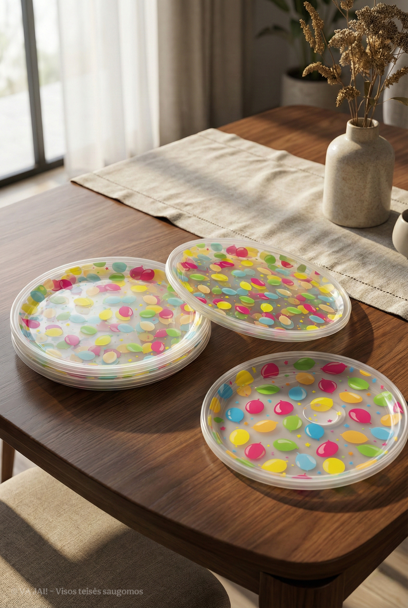 Lėkščių komplektas „Ballon Party“ (4 asmenų) - Image 3