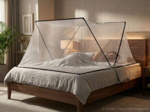 Sulankstomas tinklelis nuo uodų