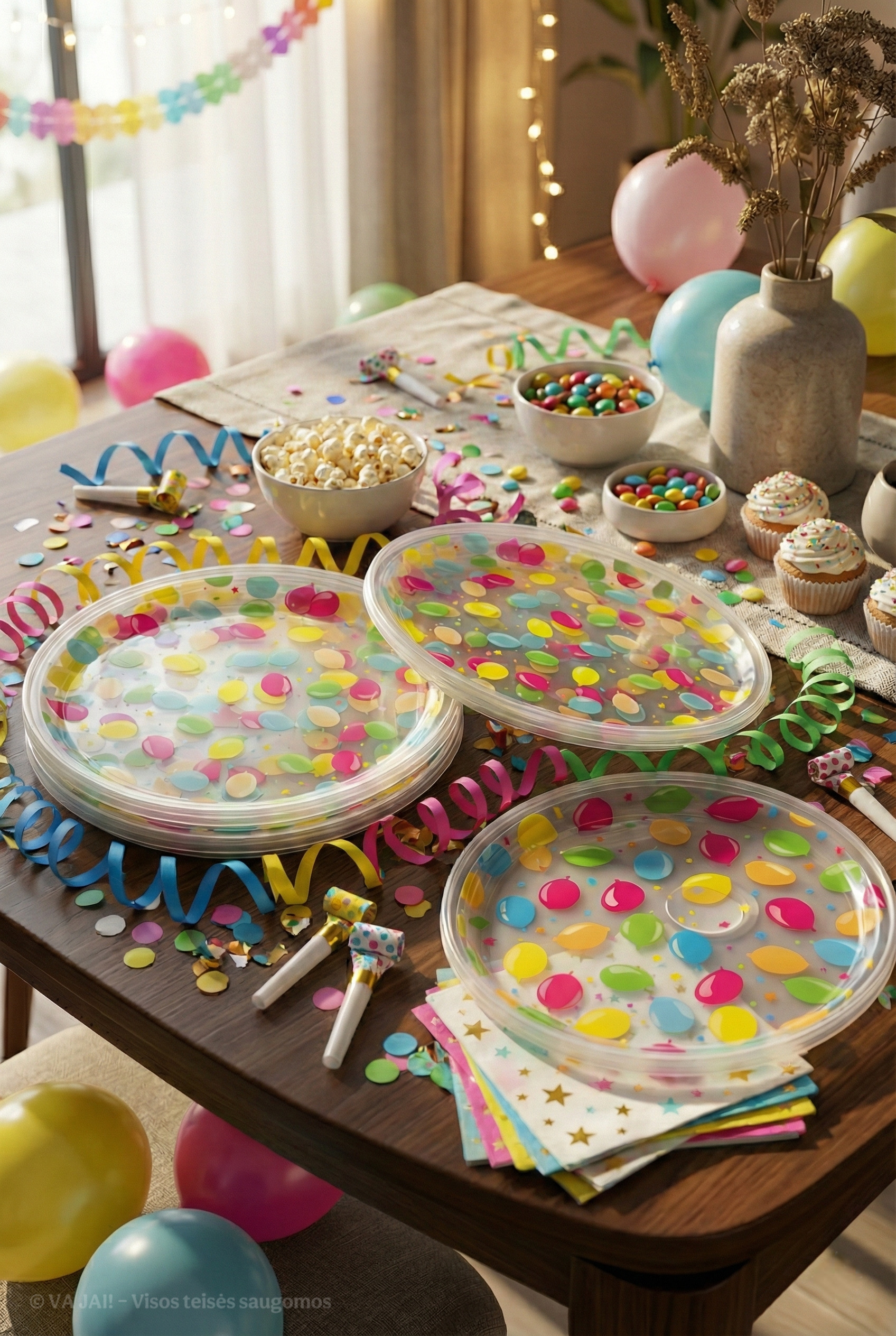 Lėkščių komplektas „Ballon Party“ (4 asmenų) - Image 2