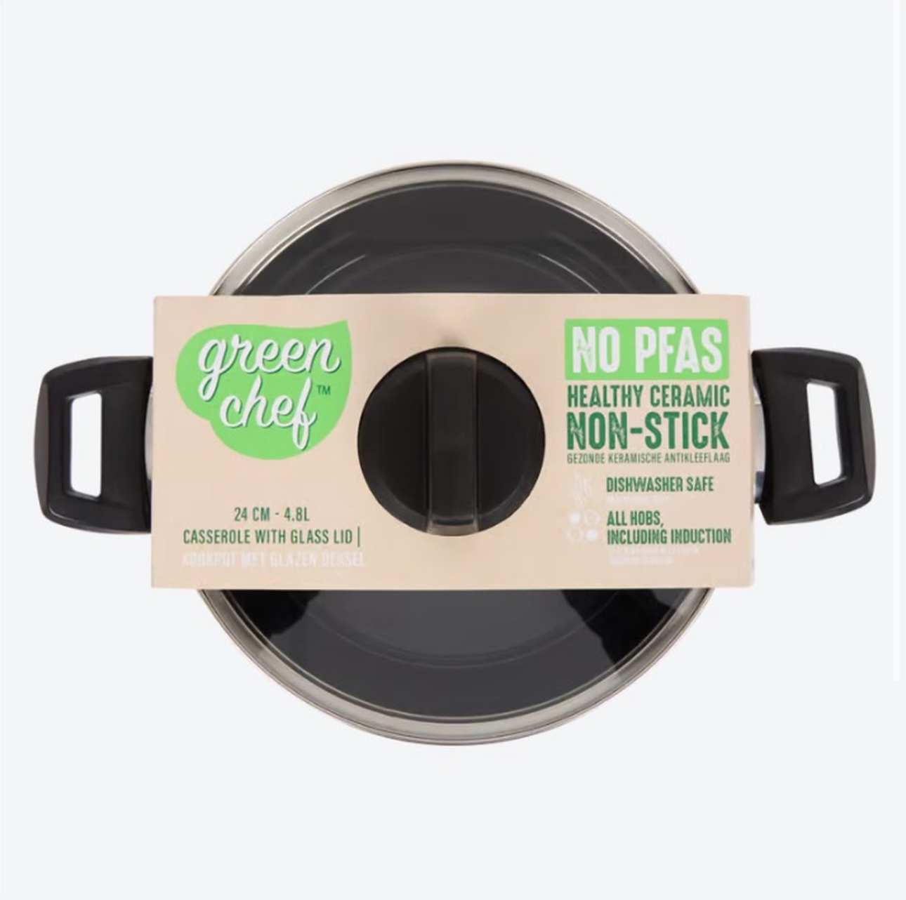 Puodas su dangčiu „Green chef“ - Image 5